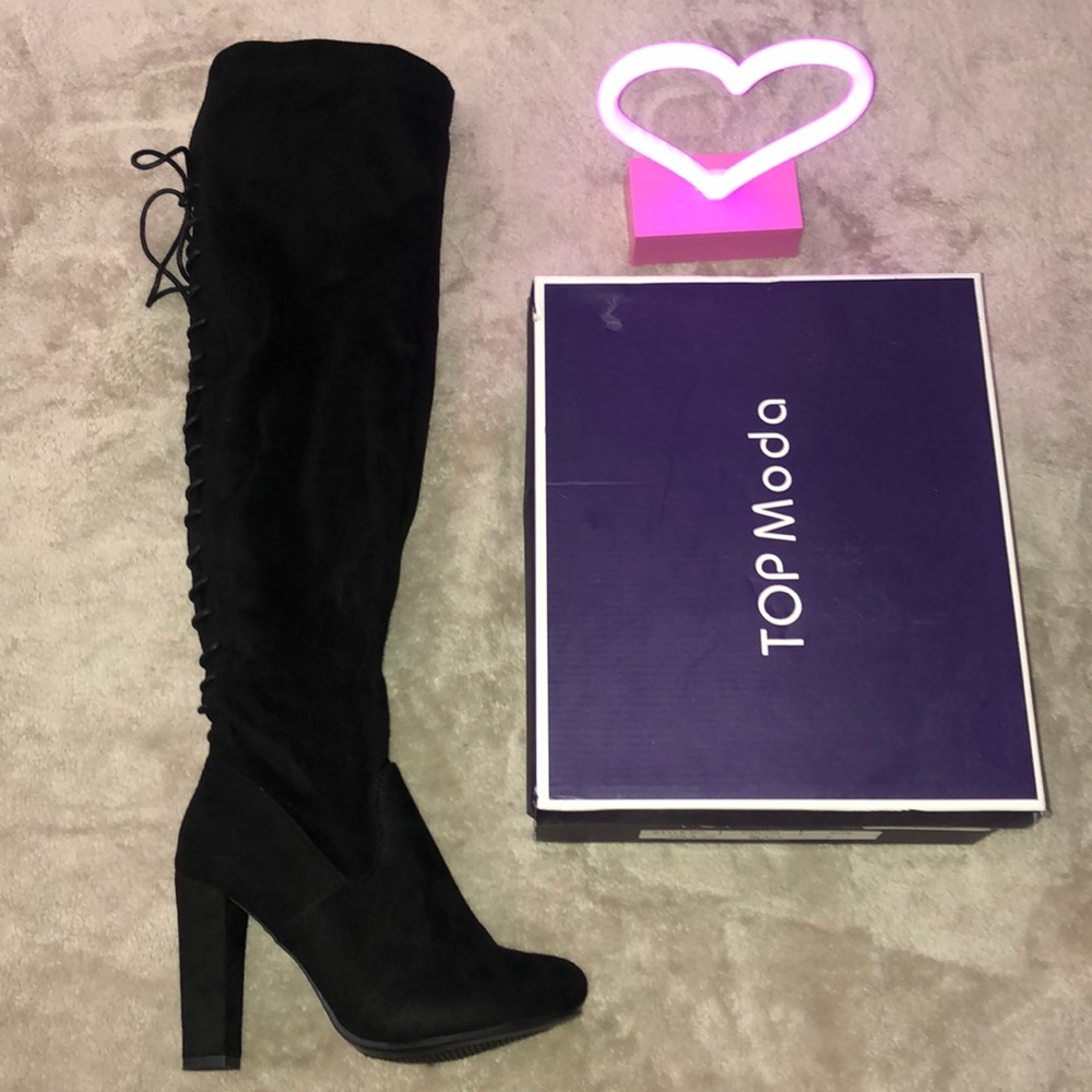 Over the knee fit boot